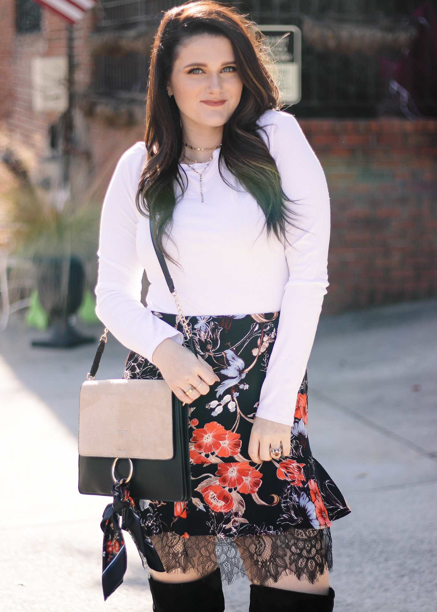 The Perfect Floral Skirt for Work