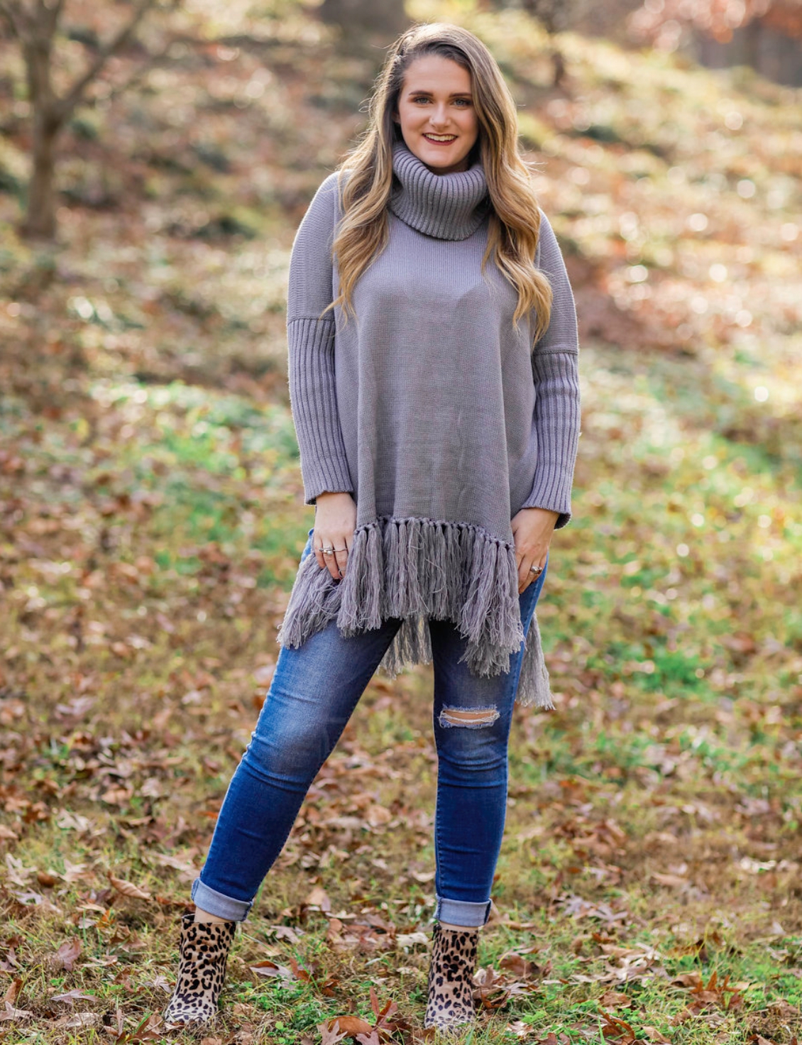 Styling The Coziest Fringe Sweater